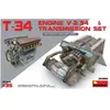 T-34 Engine(v-2-34) & Transmission Set - 1:35e - Miniart