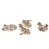 UGEARS avions set de 4 pièces, 62 pièces, hélicoptère 15pcs