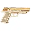 Puzzle 3D Ugears Pistolet Wolf 01