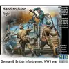 Hand To Lutte Main, Allemande Et Britannique Fantassins De La 1ère Gm