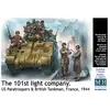 101th Light Company.us Paratroopers And British Tankmen- 1:35e - Master Box Ltd.