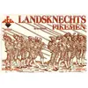 Landsknechts (pikemen), 16th Century - 1:72e - Red Box