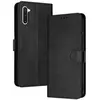 NOBRAND Coque pour Samsung Galaxy Note 10,Flip Housse Étui Protection Rabat Clapet Magnétique[Porte Cartes]Antichoc Béquille Noir D768