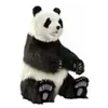 Hansa Peluche Geante Panda Assis 105 Cm H 52cm L Et 92 Cm L