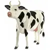 Anima Peluche Vache Noire Et Blanche 122 Cm Anima