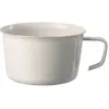 Kinto - Tasse en émail Foris Ivoire taille unique