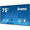iiyama LH7565UHSB-B1, Kiosk-ontwerp, 189,2 cm (74.5"), LED, 3840 x 216...