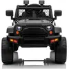 ALIGHTUP Voiture électrique Enfant jeep(3 à 5 Ans) 12 V-45 Ah avec télécommande 2.4 GIncluse klaxon lumière103×57.5×30cmnoir