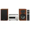 Denon Micro Chaîne Denon D M41 DAB Bluetooth Argent et Bois