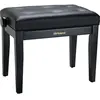 Roland Piano Bench, Satin Black, Vinyl Seat Banquettes Clavier