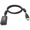 Vision TC 5MUSBEXT+/BL- câble USB USB 2.0 5 m USB A Noir