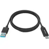 Câble Vision USB-A vers USB-C USB 2.0 - 1 m - Noir