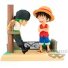 Bandai Figurine Wcf Log Stories - One Piece - Monkey.d.luffy & Roronoa Zoro