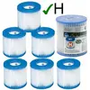 Intex - Lot de 6 Cartouches de Filtration pour filtre piscine type h