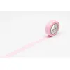 Masking tape unicolore - Rose - 1,5 cm x 7 m