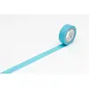 Masking tape - Unicolore - Bleu - 1,5 cm x 7 m - Idéal pour le scrapbooking - Facile à repositionner