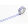 Masking tape quadrillé - Bleu - 1,5 cm x 7 m