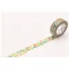 Masking Tape 7 m x 15 mm Fleurs sur papier