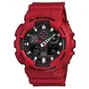 Casio Casio Montre Rouge Analogique - Digital Hommes G-Shock Ga-100b-4aer