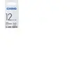 Casio - XR-12X1 Ruban encreur Couleur de ruban: transparent Couleur de police: noir 12 mm 8 m