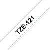 Brother TZe-121 - Adhésif standard - noir sur transparent - Rouleau (0...