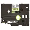 Brother TZeC51 Ruban pour étiqueteuse Noir/Jaune Fluo (longueur 5m)