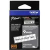 Brother TZE-S121 Ruban Lamin&eacute; largeur 9 mm Noir sur Transparent 8m