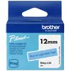 Brother BTAG-L33 - Blue on light blue - Rouleau (1,2 cm x 4 m) 1 cassette(s) boîte de suspension - bande d'étiquettes