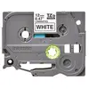 brother tze231 laminated tapes 12mm 8m black on white background