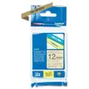Ruban laminé BROTHER - TZEMPGG31 /12 mm Noir sur Motifs Or - Rouleau (1,2 cm x 4 m)