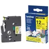 Ruban titreuse laminé Brother TC101 12 mm - transparent écriture noire
