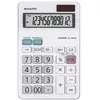 Sharp EL-320W Calculatrice de poche blanc Ecran: 12 à pile(s), solaire