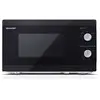 Sharp Micro-ondes + Gril YC-MS01E-B 20L 800W 50Hz Acier Inoxydable Verre Noir