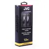JVC Digi coaxial 1,5M Câble audio numérique coaxial rca Mâle/Mâle,Connecteurs plaqués or,Longueur 1.5 mètres