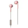 JVC, Ecouteurs Boutons filaires colorés avec télécommande, HA-F19M-PT-E (Rose)