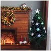 ALIGHTUP 90CM Sapin de Noël Artificiel avec Fibre Optique Couleur Lumière Variable, avec Etoile de Cime Décoration de Noël