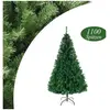 ALIGHTUP Sapin de Noël Artificiel 210CM en PVC avec 1100 Branches Support Métallique