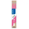 MoYu Pilot - FriXion Ball - Set de 3 recharges - Rose - Pointe Moyenne (Lot de 1)