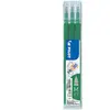 MoYu Pilot - FriXion Ball - Set de 3 recharges - Vert - Pointe Moyenne