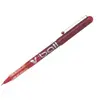 PILOT Lot de 3 Stylos roller V Ball VB5 Encre liquide Pte métal Fine Rouge