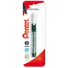 Pentel - Lot de 12 - marqueur WET ERASE CHALK, pointe biseautée, blanc