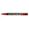Uni-ball épaisseur de la PC-3Mligne du marqueur de peinture 0,9 - 1,3 mm brun