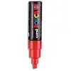 Uni-ball Posca Marqueur pointe large biseautée Rouge