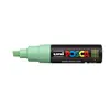 Marqueur Posca pointe biseautée - Trait large 8 mm - Vert clair