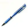 UNI-BALL Roller encre gel Signo Broad UM153 Grip Pte Large 1mm Bleu Métal