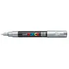 Marqueur Posca pointe conique - Trait extra fin 0.7-1 mm - Argent
