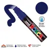 Marqueur Posca pointe biseautée - Trait extra large 15 mm - Bleu foncé