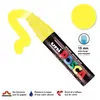 UNI-BALL Marqueur Pte rectangulaire extra-large POSCA PC17K 15mm Jaune
