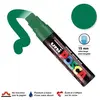 Marqueur Posca pointe biseautée - Trait extra large 15 mm - Vert