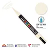 uni-ball épaisseur de la PC-3Mligne du marqueur de peinture 0,9 - 1,3 mm blanc ivoire